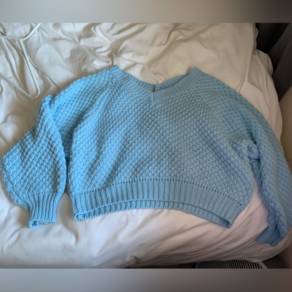 Blue sweater